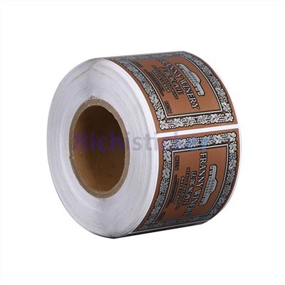 Etiquetas de garrafas de vinho de alumínio macio